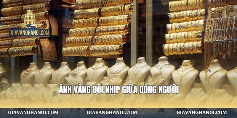 Ánh vàng đổi nhịp giữa dòng người