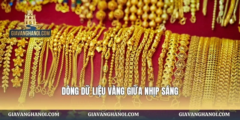 Dòng dữ liệu vàng giữa nhịp sáng