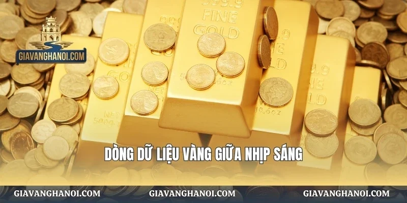 Dòng dữ liệu vàng giữa nhịp sáng