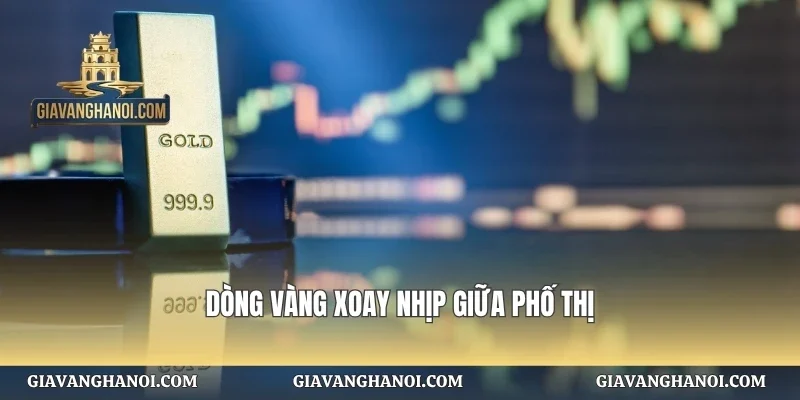 Dòng vàng xoáy nhịp giữa phố đông