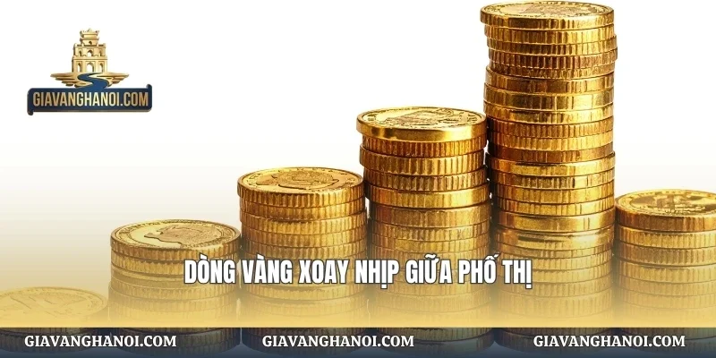 Dòng vàng xoay nhịp giữa phố thị