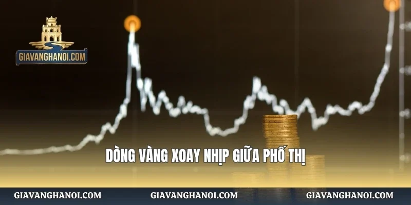 Dòng vàng xoáy nhịp giữa phố thị
