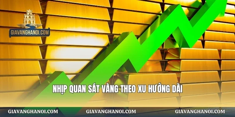 Nhịp quan sát vàng theo xu hướng dài