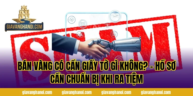 Bán Vàng Có Cần Giấy Tờ Gì Không? – Hồ sơ cần chuẩn bị khi ra tiệm