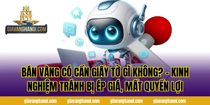 Bán Vàng Có Cần Giấy Tờ Gì Không? – Kinh nghiệm tránh bị ép giá, mất quyền lợi