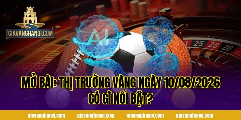 Mở Bài: Thị Trường Vàng Ngày 10/08/2026 Có Gì Nổi Bật?