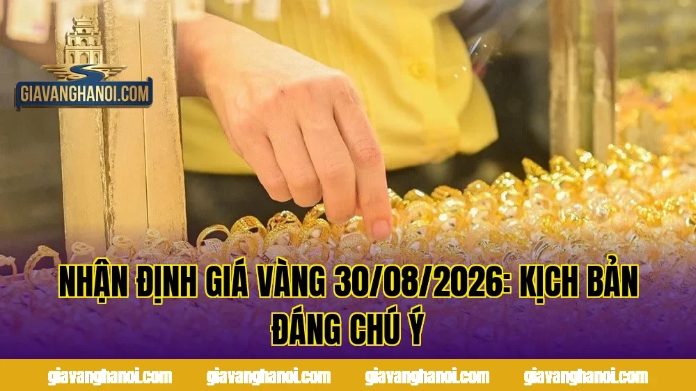Nhận Định Giá Vàng 30/08/2026: Kịch Bản Đáng Chú Ý