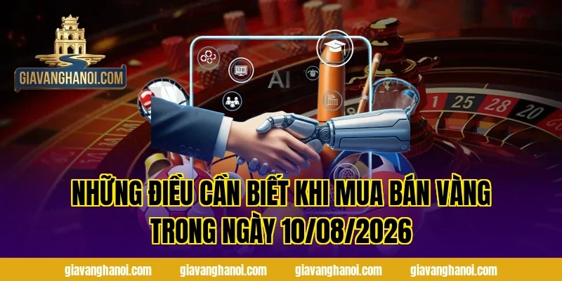 Những Điều Cần Biết Khi Mua Bán Vàng Trong Ngày 10/08/2026