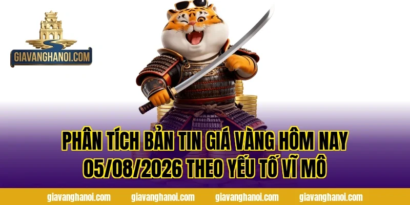 Phân tích Bản Tin Giá Vàng Hôm Nay 05/08/2026 theo yếu tố vĩ mô