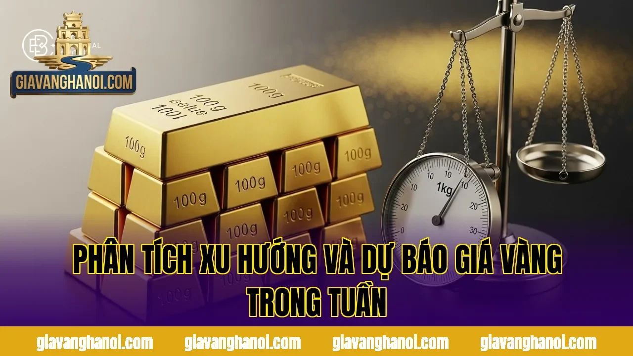 Phân tích xu hướng và dự báo giá vàng trong tuần