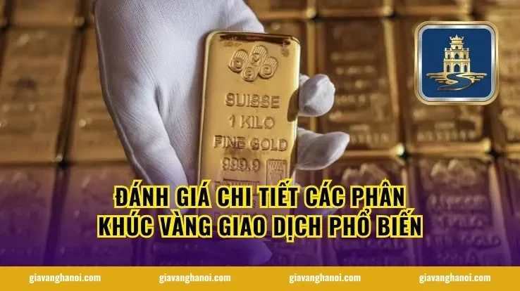 Đánh giá chi tiết các phân khúc vàng giao dịch phổ biến